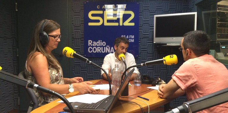 Xulio Ferreiro, en Radio Coruña Cadena SER