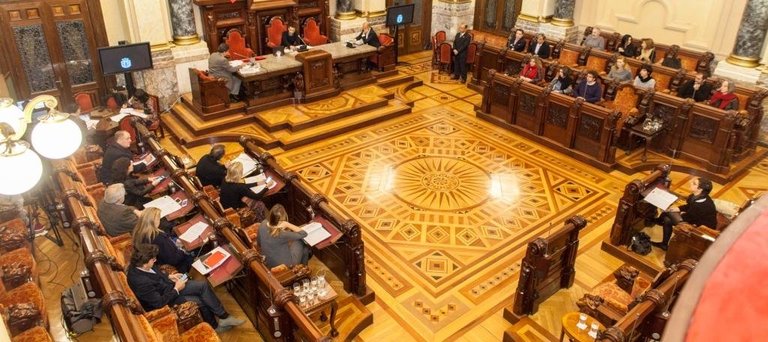 Pleno del Ayuntamiento de A Coruña