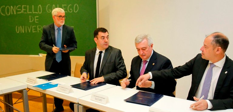 Reunión del Consello Galego de Universidades
