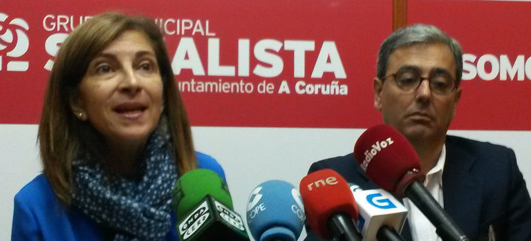 Presentación del Plan de rescate social del PSOE coruñés