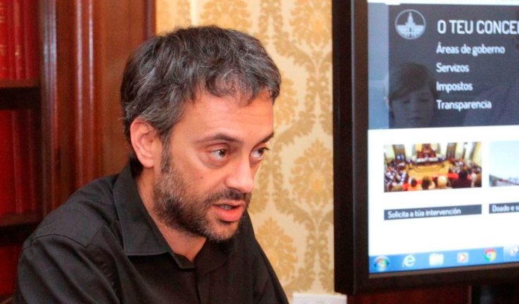 Xulio Ferreiro comparece ante los medios de comunicación